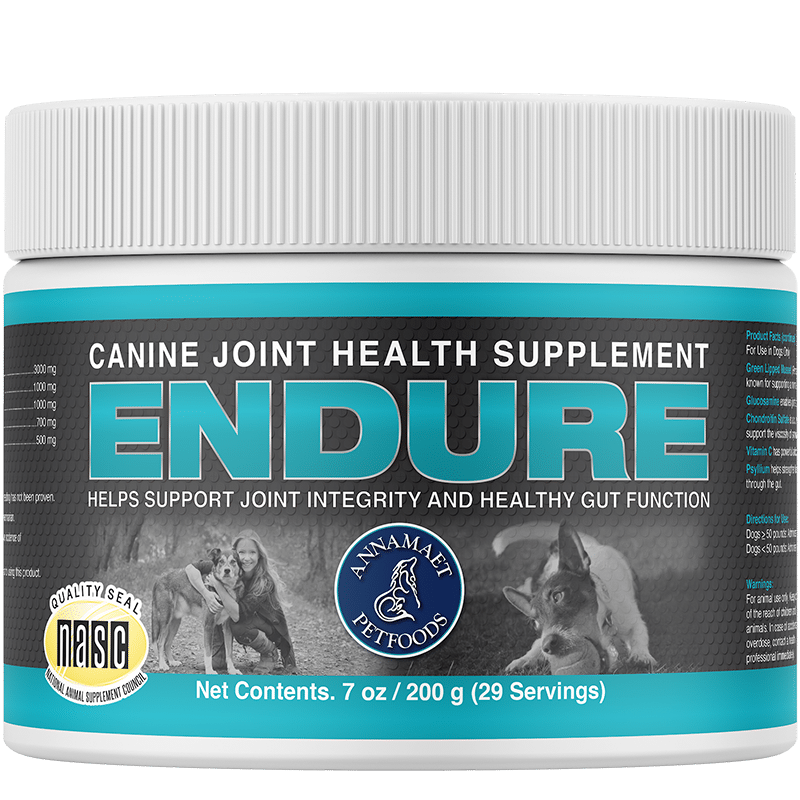 Annamaet Endure – Hip & Joint Powder Supplement for Dogs 200g