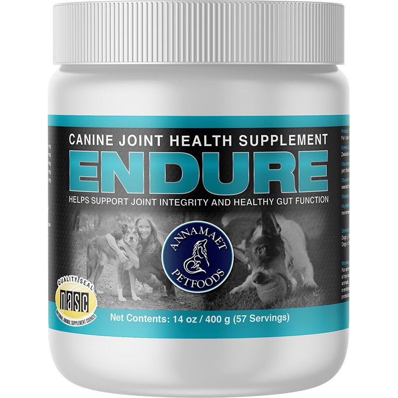 Annamaet Endure – Hip & Joint Powder Supplement for Dogs 400g